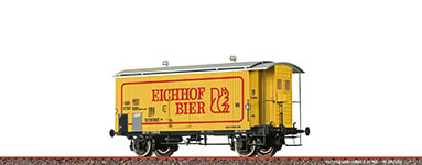 040-47887 - H0 gedeckter Güterwagen K2 der SBB, Ep.III - Eichhof Bier